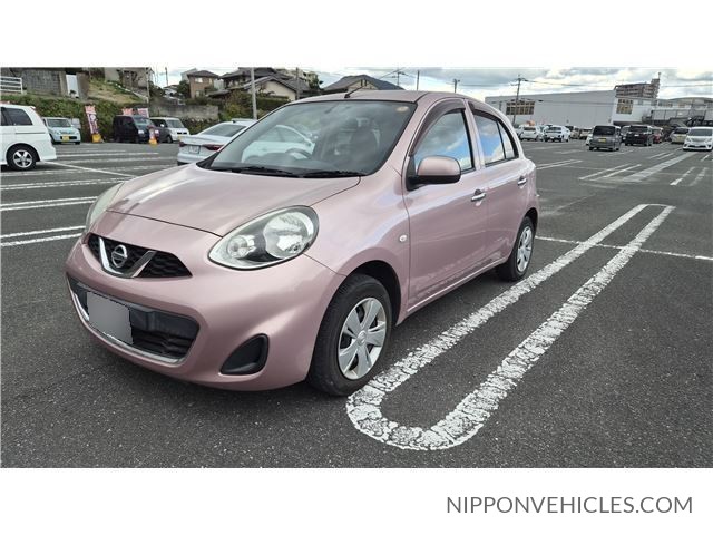 Nissan March S Plum Interior