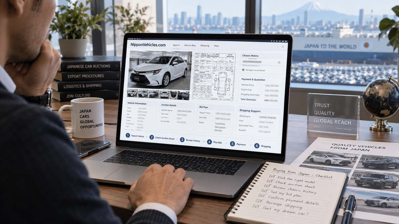 How to buy cars from Japanese auctions online